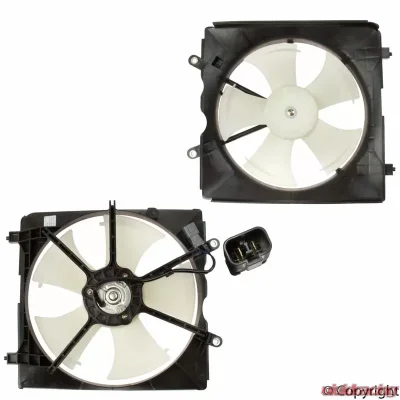 TYC Genera Engine Cooling Fan Assembly Honda Civic Left 2006-2011 1.8L 4-Cyl Manual - 600980