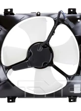 TYC Genera A/C Condenser Fan Assembly Honda Civic 1996-1998 1.6L 4-Cyl                                     - 610080 - Image 4