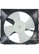 TYC Genera A/C Condenser Fan Assembly Honda Civic Left 2001-2005 1.7L 4-Cyl                                     - 610380 - Image 4