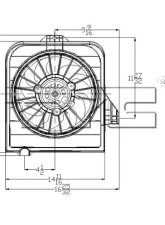TYC Genera A/C Condenser Fan Assembly                                     - 610390T - Image 5