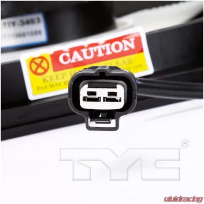 TYC Genera A/C Condenser Fan Assembly Mitsubishi Lancer 2002 2.0L 4-Cyl - 610510