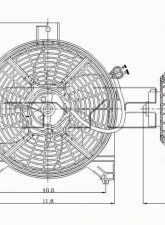 TYC Genera A/C Condenser Fan Assembly Nissan                                     - 610880 - Image 4
