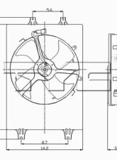 TYC Genera A/C Condenser Fan Assembly                                     - 610930 - Image 4