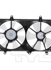 TYC Genera Dual Radiator and Condenser Fan Assembly Toyota Corolla 1998-2002                                     - 620010 - Image 2