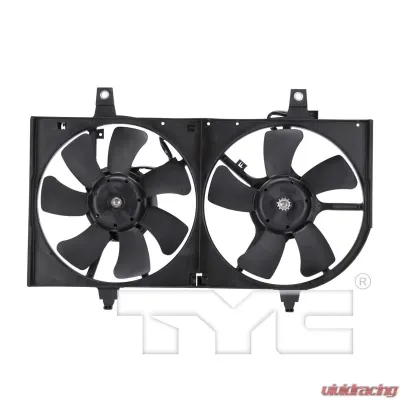 TYC Genera Dual Radiator and Condenser Fan Assembly Nissan Sentra 2000-2001 - 620020