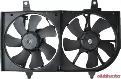 TYC Genera Dual Radiator and Condenser Fan Assembly Nissan Sentra 2000-2001 - 620020