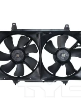 TYC Genera Dual Radiator and Condenser Fan Assembly Nissan Altima 1998-2001 Automatic                                     - 620040 - Image 5