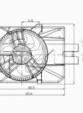 TYC Genera Dual Radiator and Condenser Fan Assembly Ford Escort 1997-2002                                     - 620240 - Image 2