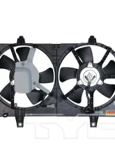 TYC Genera Dual Radiator and Condenser Fan Assembly Nissan Maxima 2000-2001                                     - 620360 - Image 2