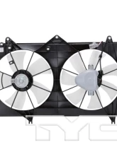 TYC Genera Dual Radiator and Condenser Fan Assembly Toyota Camry 2002-2006 2.4L 4-Cyl                                     - 620400 - Image 3