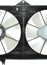 TYC Genera Dual Radiator and Condenser Fan Assembly Toyota Camry 2002-2006 2.4L 4-Cyl                                     - 620400 - Image 4