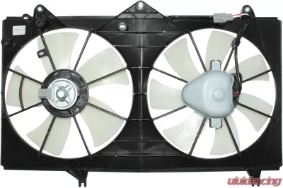 TYC Genera Dual Radiator and Condenser Fan Assembly Toyota Camry 2002-2006 2.4L 4-Cyl - 620400