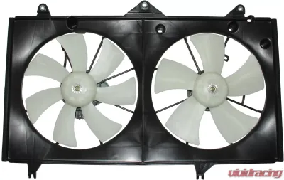 TYC Genera Dual Radiator and Condenser Fan Assembly Toyota Camry 2002-2006 2.4L 4-Cyl - 620400