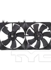 TYC Genera Dual Radiator and Condenser Fan Assembly Mazda 626 2000-2002 2.0L 4-Cyl                                     - 620450 - Image 4