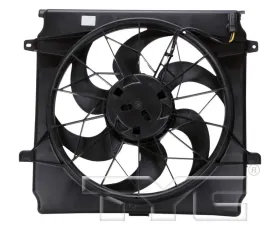 TYC Genera Dual Radiator and Condenser Fan Assembly Jeep Liberty