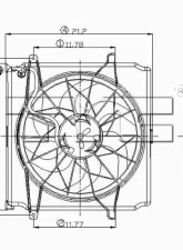 TYC Genera Dual Radiator and Condenser Fan Assembly Jeep Liberty                                     - 620520 - Image 2