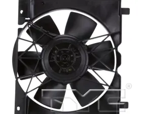TYC Genera Dual Radiator and Condenser Fan Assembly Jeep Cherokee 1986-1994
