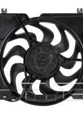 TYC Genera Dual Radiator and Condenser Fan Assembly Jeep Cherokee 1995-1996 4.0L 6-Cyl                                     - 620550 - Image 4