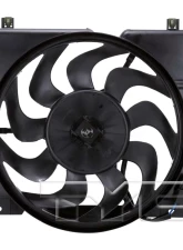 TYC Genera Dual Radiator and Condenser Fan Assembly Jeep Cherokee 1995-1996 4.0L 6-Cyl                                     - 620550 - Image 3