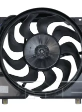 TYC Genera Dual Radiator and Condenser Fan Assembly Jeep Cherokee 1997-2001 4.0L 6-Cyl                                     - 620560 - Image 4