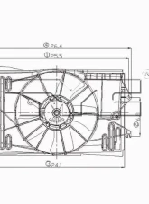 TYC Genera Dual Radiator and Condenser Fan Assembly                                     - 620630 - Image 4