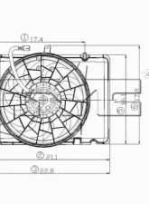 TYC Genera Dual Radiator and Condenser Fan Assembly                                     - 620640 - Image 2