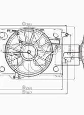 TYC Genera Dual Radiator and Condenser Fan Assembly                                     - 620680 - Image 2