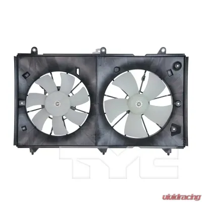 TYC Genera Dual Radiator and Condenser Fan Assembly Honda Accord 2003-2007 2.4L 4-Cyl - 620690