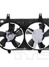TYC Genera Dual Radiator and Condenser Fan Assembly Nissan Maxima 2002-2003                                     - 620710 - Image 2
