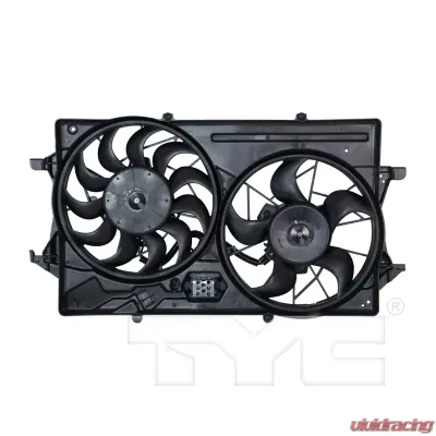 TYC Genera Dual Radiator and Condenser Fan Assembly Ford Focus 2000-2002 2.0L 4-Cyl - 620720