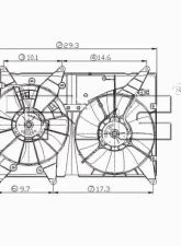 TYC Genera Dual Radiator and Condenser Fan Assembly                                     - 620810 - Image 3