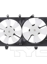 TYC Genera Dual Radiator and Condenser Fan Assembly Dodge Neon 2004-2005 2.0L 4-Cyl Automatic                                     - 620820 - Image 4
