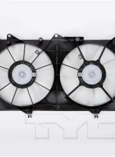 TYC Genera Dual Radiator and Condenser Fan Assembly Toyota Camry 2002-2006 3.0L V6                                     - 620860 - Image 3