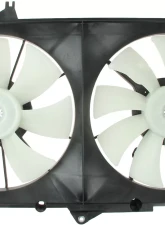 TYC Genera Dual Radiator and Condenser Fan Assembly Toyota Camry 2002-2006 3.0L V6                                     - 620860 - Image 9