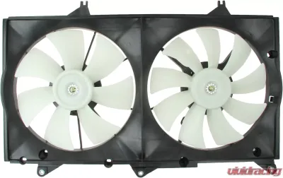 TYC Genera Dual Radiator and Condenser Fan Assembly Toyota Camry 2002-2006 3.0L V6 - 620860