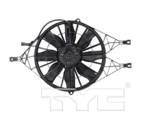 TYC Genera Dual Radiator and Condenser Fan Assembly Dodge