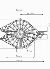 TYC Genera Dual Radiator and Condenser Fan Assembly Dodge                                     - 620880 - Image 2