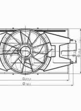 TYC Genera Dual Radiator and Condenser Fan Assembly Saturn ION 2003-2007 2.2L 4-Cyl                                     - 620900 - Image 3