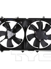 TYC Genera Dual Radiator and Condenser Fan Assembly Mitsubishi Lancer 2003-2007 2.0L 4-Cyl                                     - 620930 - Image 4