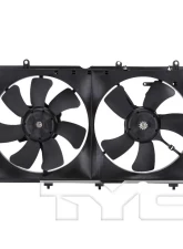 TYC Genera Dual Radiator and Condenser Fan Assembly Mitsubishi Lancer 2003-2007 2.0L 4-Cyl                                     - 620930 - Image 3