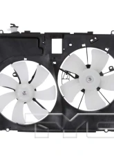 TYC Genera Dual Radiator and Condenser Fan Assembly Toyota Sienna 2004-2005                                     - 620960 - Image 3