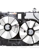 TYC Genera Dual Radiator and Condenser Fan Assembly Toyota Sienna 2004-2005                                     - 620970 - Image 2