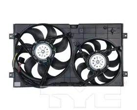 TYC Genera Dual Radiator and Condenser Fan Assembly Volkswagen Beetle 1998-2007