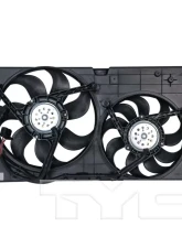 TYC Genera Dual Radiator and Condenser Fan Assembly Volkswagen Beetle 1998-2007                                     - 621000 - Image 5