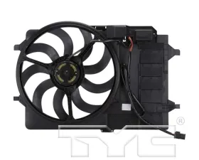 TYC Genera Dual Radiator and Condenser Fan Assembly Mini Cooper 2003-2008
