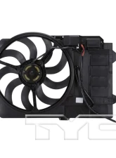 TYC Genera Dual Radiator and Condenser Fan Assembly Mini Cooper 2003-2008                                     - 621080 - Image 4