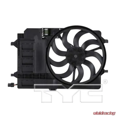 TYC Genera Dual Radiator and Condenser Fan Assembly Mini Cooper 2003-2008 - 621080