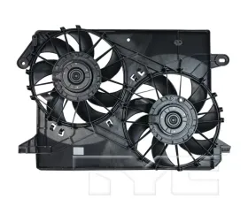 TYC Genera Dual Radiator and Condenser Fan Assembly