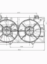 TYC Genera Dual Radiator and Condenser Fan Assembly                                     - 621170 - Image 3