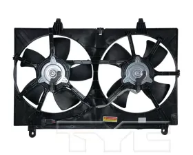 TYC Genera Dual Radiator and Condenser Fan Assembly Infiniti FX Series 2003-2008